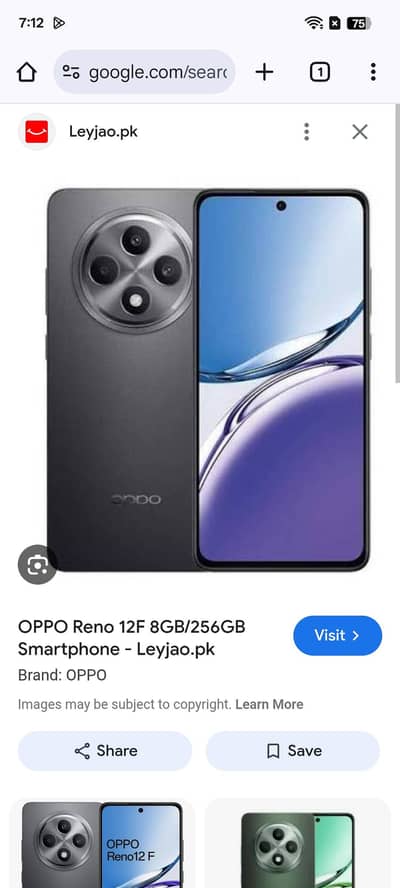 Reno 12f 8+8 256 Gb Read Add carefully