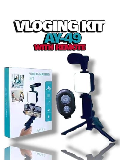 AY-49 Vloging kit with remote 