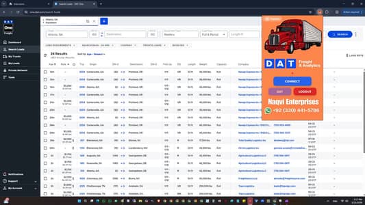 I am finding those ppl who can speak English and find truckers in USA