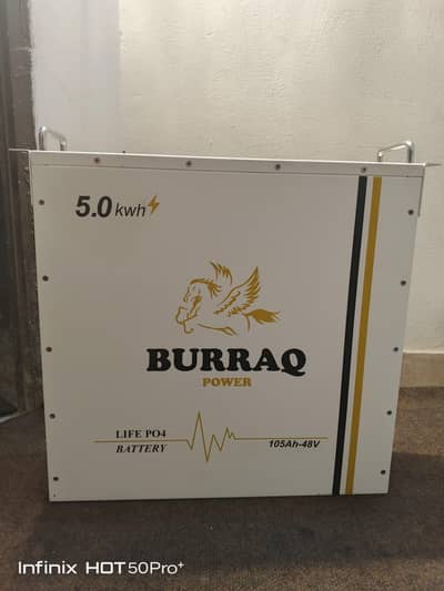 Burraq Power 48v 100ah Lithium Battery With Warranty