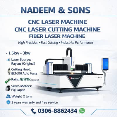 CNC Fiber Laser Cutting Machine for Sale | Raycus Source/