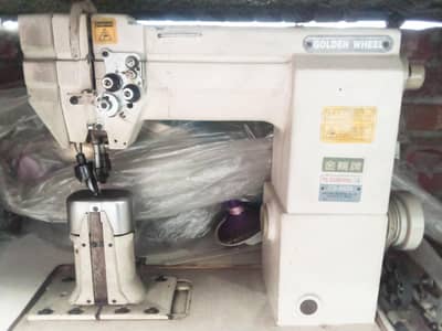 Sewing double niddle machine