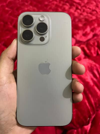 Iphone 15 Pro Natural Titanium Non PTA JV 128 GB 89%