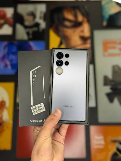 SAMSUNG S25 ULTRA DUAL SIM APPROVED 12/256GB WITH BOX 10/10