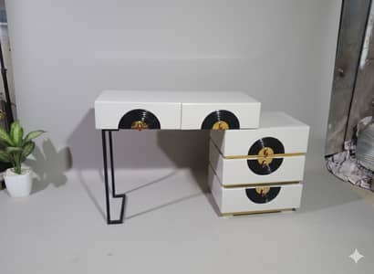 Luxury Black & Gold Bed Set - Factory Price