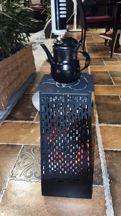 Portable patio heater and Kettle stand