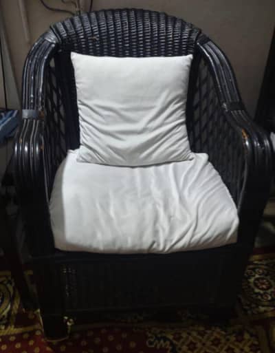 cane sofa 2  single seater