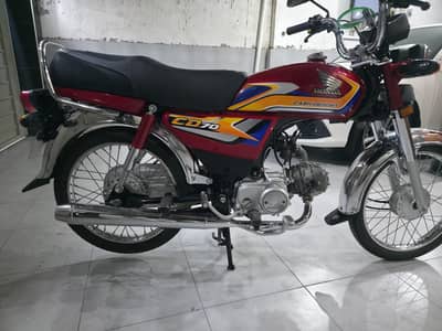 Honda CD 70 | 2025 Model | Brand New Condition