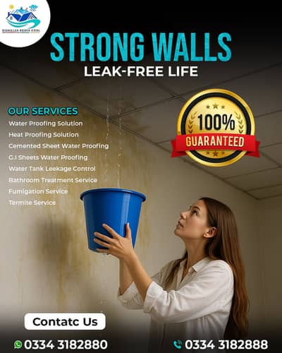 Expert Waterproofing, Roof Heat-Proofing Service, Warranty Included