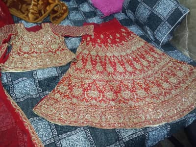 Bridal lahnga only  1 time use