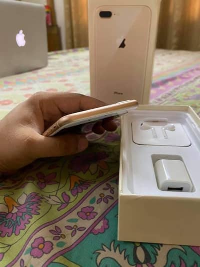Iphone 8 puls 256GB PTA Approved 0323/3070027 contact me