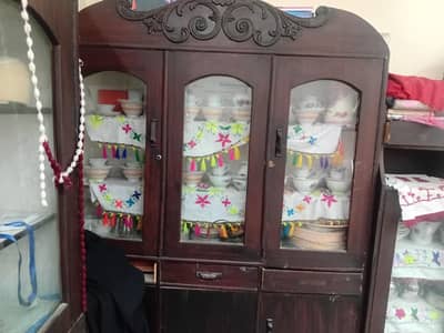 Wooden Crockery Cabinet / Showcase for Sale