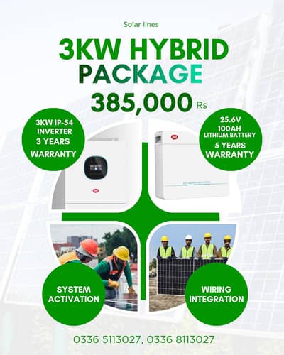 3KW Hybrid Package
