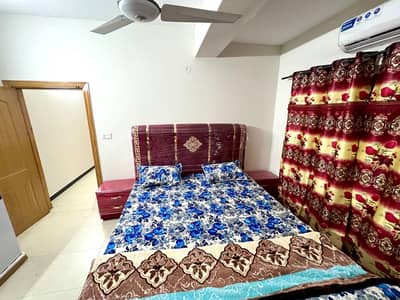 1 BEDROOM FURNISHED FLAT FOR RENT F-17 ISLAMABAD ALL FACILITY AVAILABLE CDA PPROVED SECTOR
