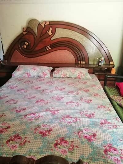 double bed dressing bartan almari