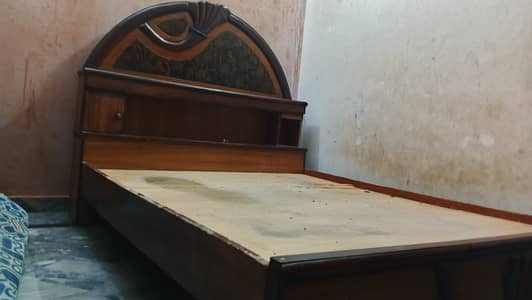 Used Wooden Double Bed for Sale