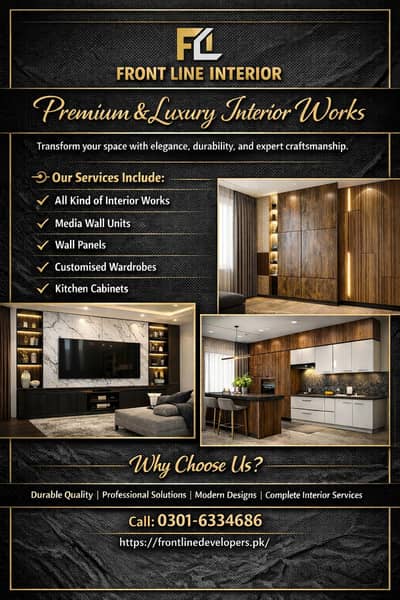 Media wall - Tv Console - Led Console - Decoration - media wall units