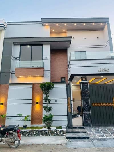 10 Marla Fresh House For Sale On Warsak Road Peshawar Gated Community 60 Feet Main Road 30 Feet Streets