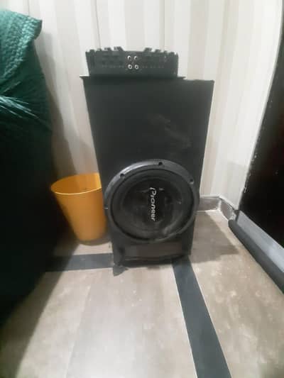 original pioneer speaker and amplifier 6500watts for sale
