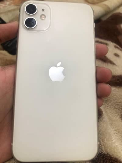 Iphone 11 white colour pta approved  phone number 03286396234