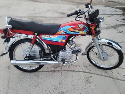 Honda CD 70 2025 Modell RED 2026 Sticker