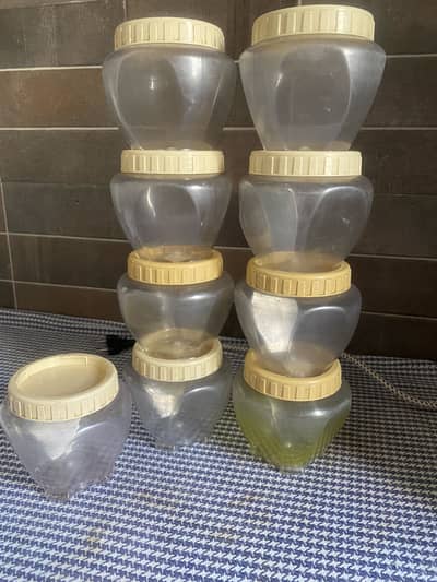 Spice/masala/multipurpose kitchen jars Interlock