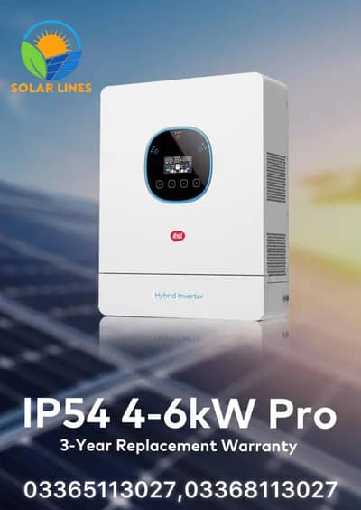 6 KW Hybrid IP 54, 3 years warranty