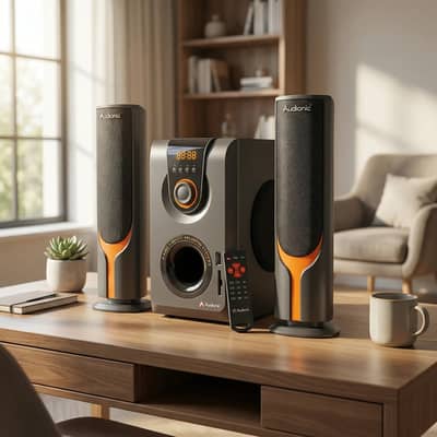 Audionic AD-7000 Plus 2.1 Bluetooth Speaker (Box Open - Brand New)