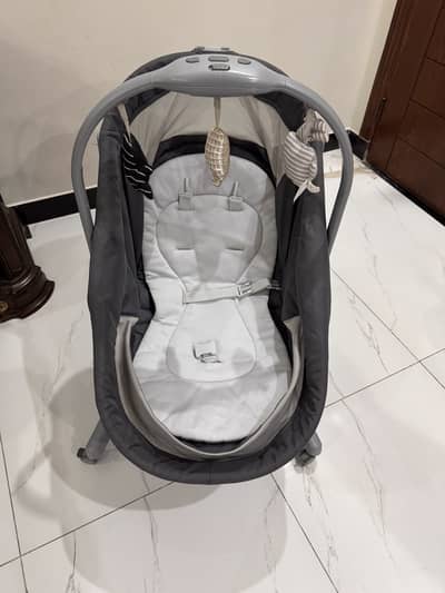 Baby Hug Pro 5in1 Multi-Functional Solution Bassinet (Grey)