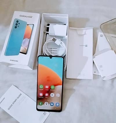 Samsung A32 6 GB Ram 128gb my WhatsApp number 03193220605