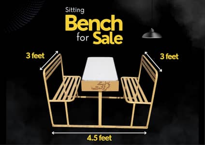 Mazboot Iron Benches Ideal for Small Businesses or Home Use