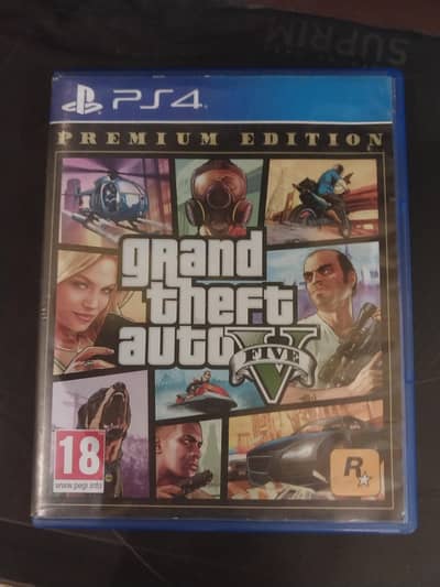 GTA 5 disc for ps4