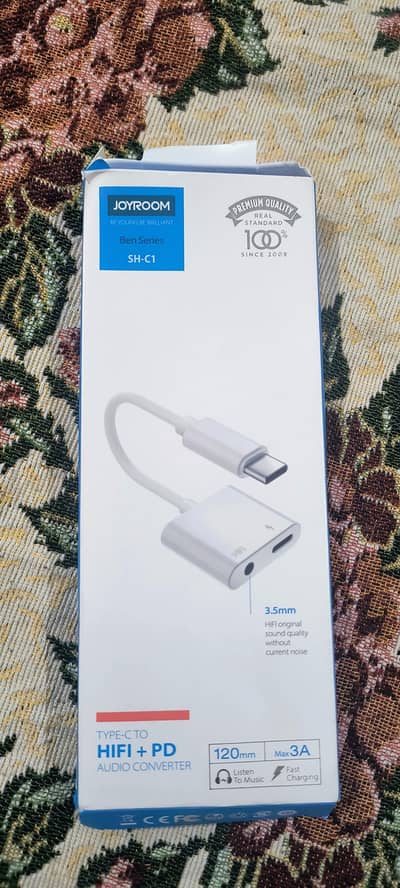 Joyroom SH-C1 USB-C to 3.5mm Headphone jack & Pd fast charging adapter