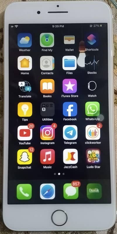 iPhone 7 Plus PTA Approved – 128 Gb Fingerprint OK – Clean Condition