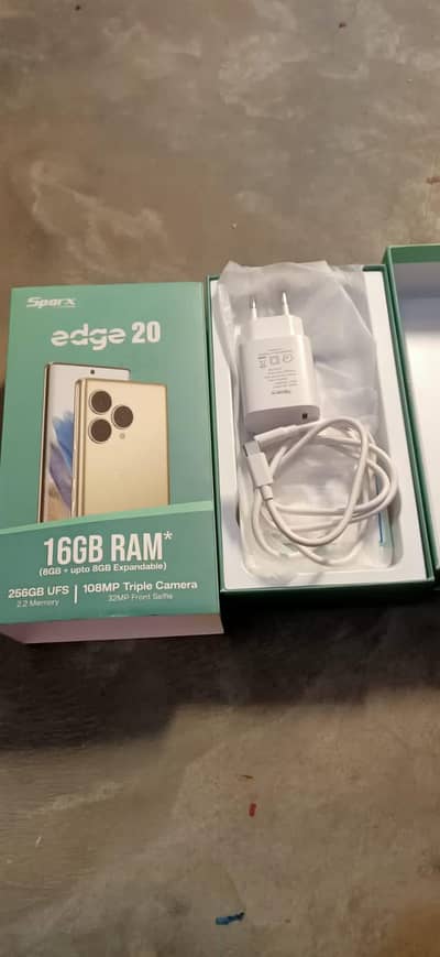 Sparkx edge 20 12/256 In display fingerprint