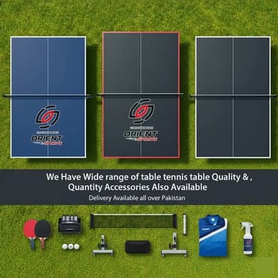 Table Tennis Table 9x5 ft for Sale in Karachi | MDF, Waterproof & Imp