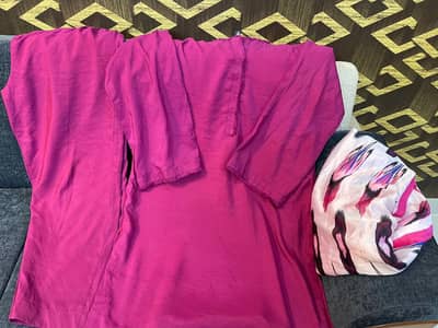 oaks pink co ord set 3 pc