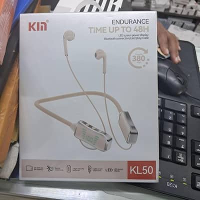 New KIN Bluetooth Headset Wireless Sports Running Neck Hanging
