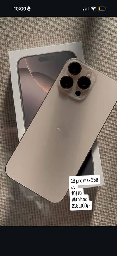 Iphone 16 pro max jv 256