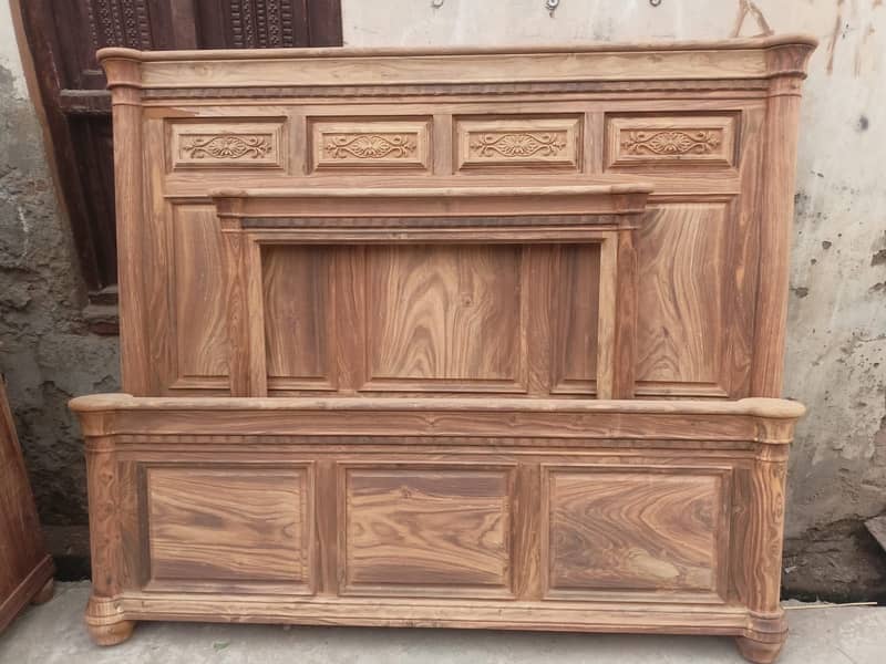 Solid wood Bed set 1