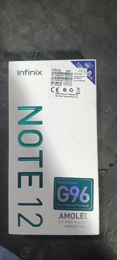 Infinix note12 8/128