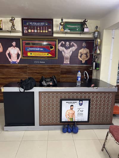 Female receptionist at hotel the Jeevan for gym