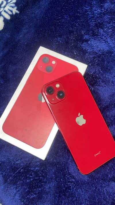 iphone 13 red color non pta jv 256gb 99 battery health with box