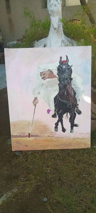 acrylic handmade painting on canvas