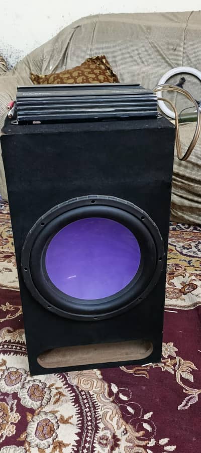 woofer with amplifier