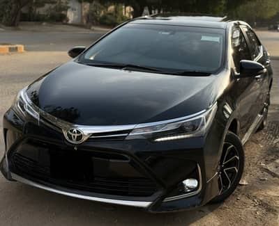 URGENT SALE TOYOTA GRANDE BLACK WITH BLACK NEW RIM MODEL 2023 REG 2023
