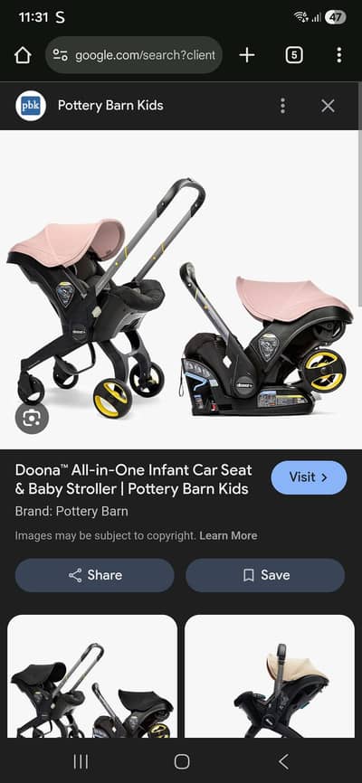 Doona i convertable Car seat/ Stroller/ Carry Cot 3 in 1