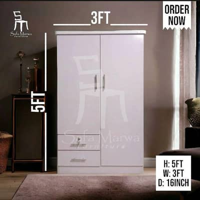 Laminated wood baby wardrobe high quality