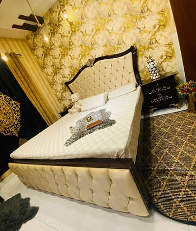Bed Set Sheesham with Mattress