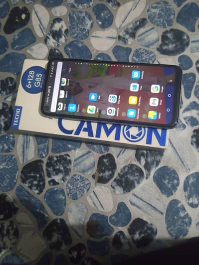 Tecno camon 17 pta approved with complete box charger
